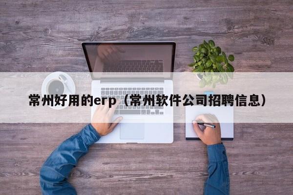 常州好用的erp（常州软件公司招聘信息）