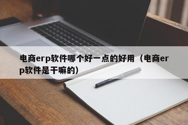 电商erp软件哪个好一点的好用（电商erp软件是干嘛的）