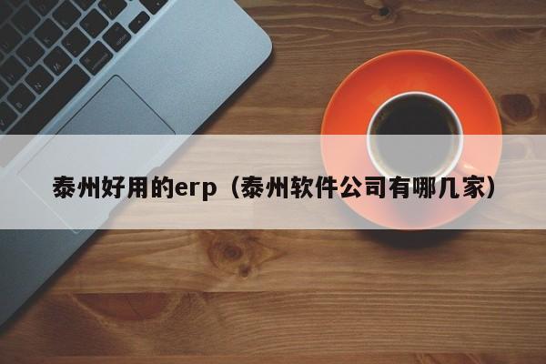 泰州好用的erp（泰州软件公司有哪几家）